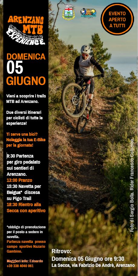 Mountain bike: scopri i trails di MTB ad Arenzano
