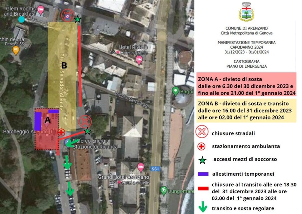 modifica viabilità capodanno