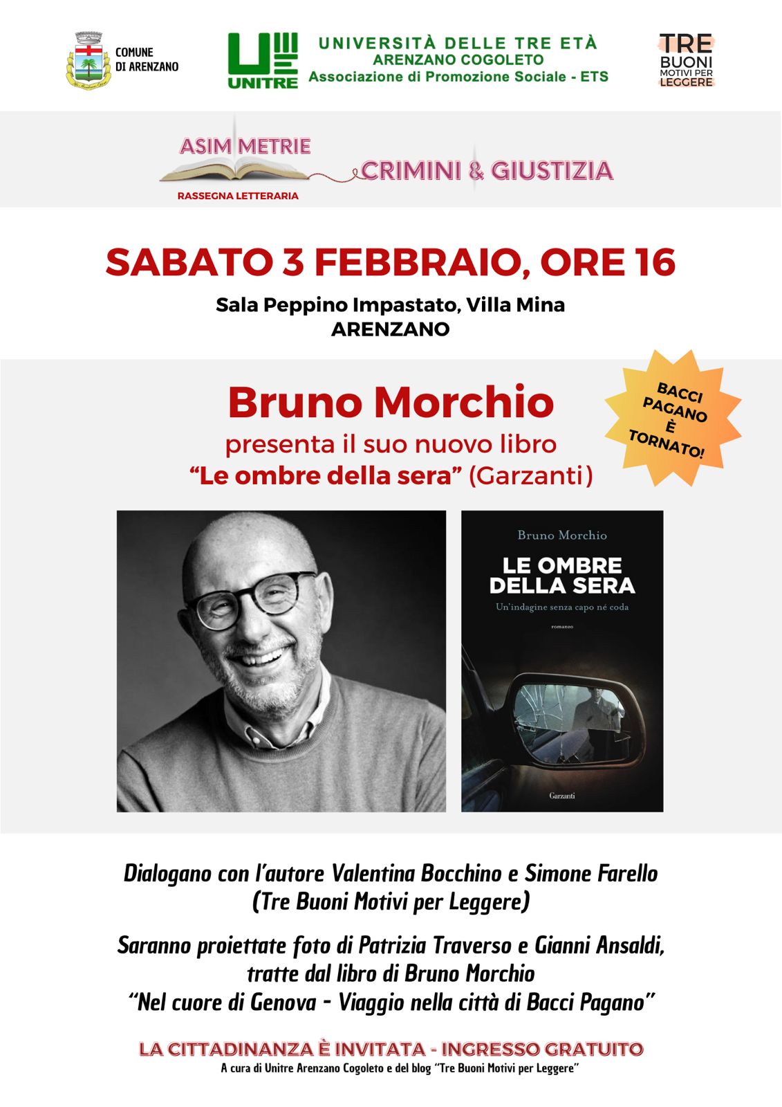 Bruno Morichio presenta Le ombre della sera